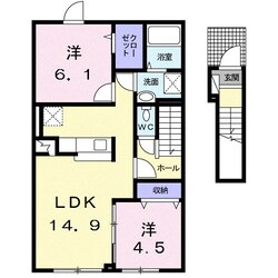 トアジィームメゾンの物件間取画像